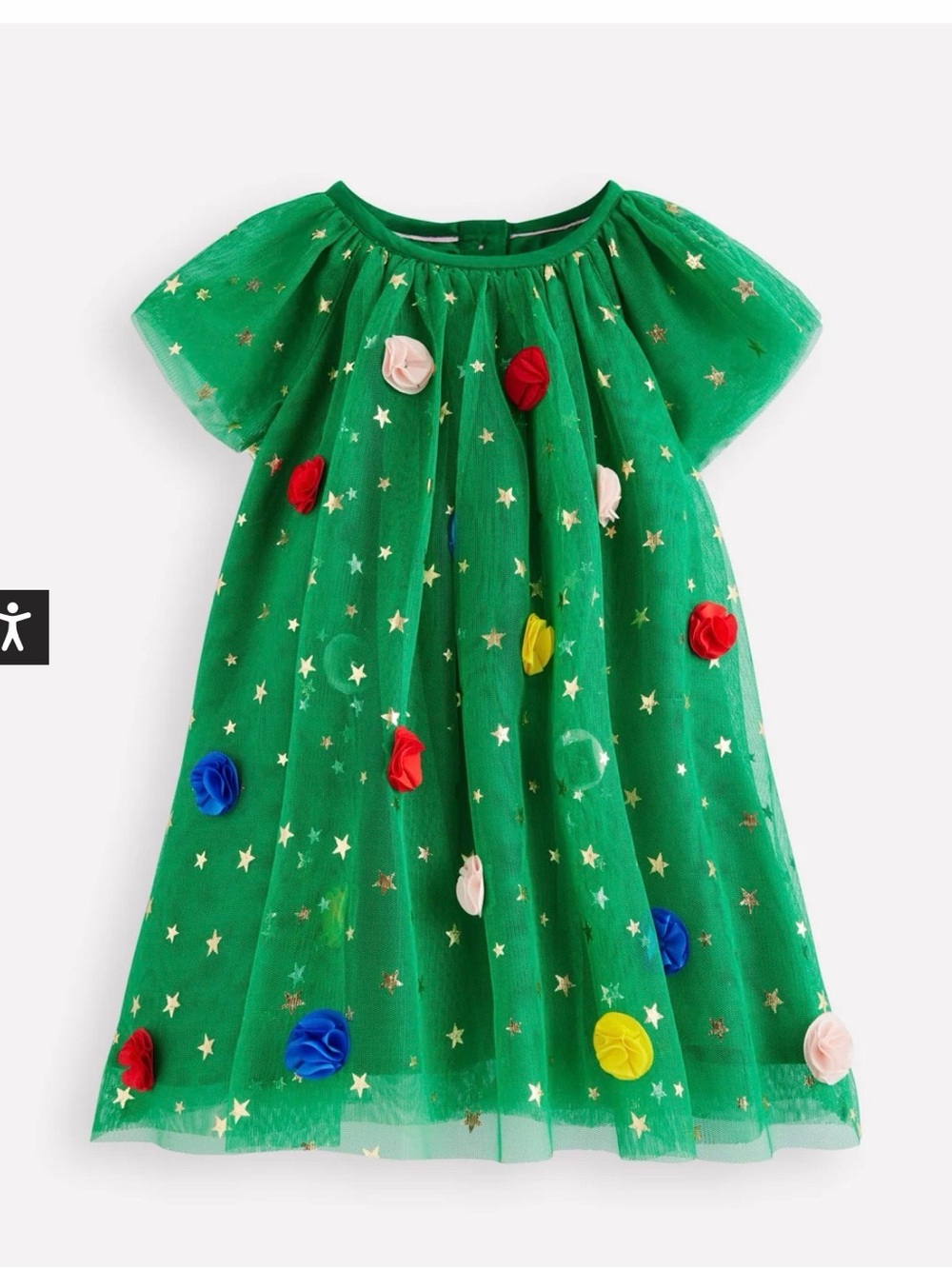 Baby Boden Green Tulle Dress